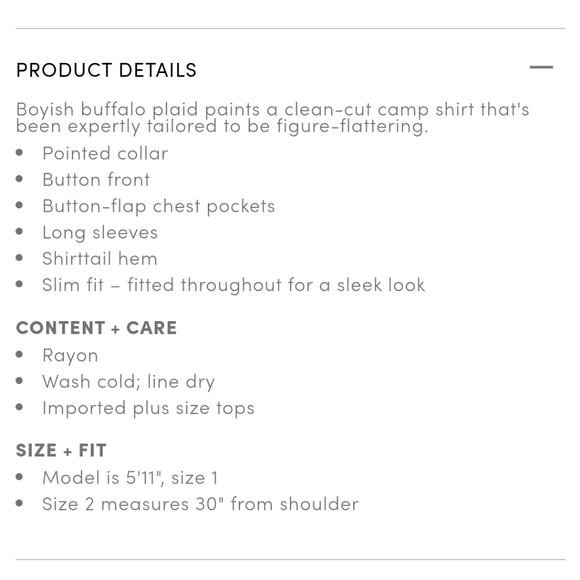 Challis Button Down Long Sleeve Shirt - Picture 9 of 10